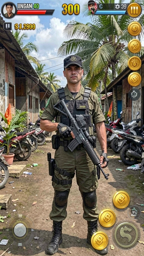 Screenshot menampilkan antarmuka permainan yang menarik.