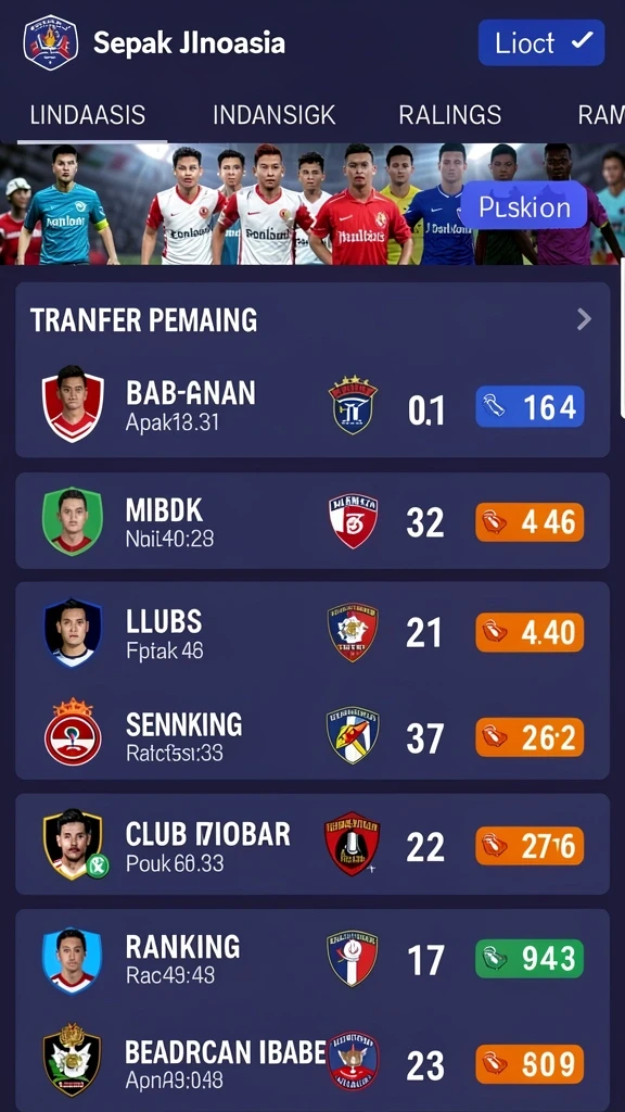 Gambar menggambarkan suasana kompetisi antar pemain.