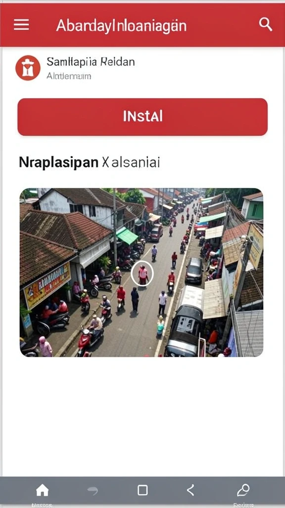 Screenshot menunjukkan lingkungan permainan yang indah dan detail.