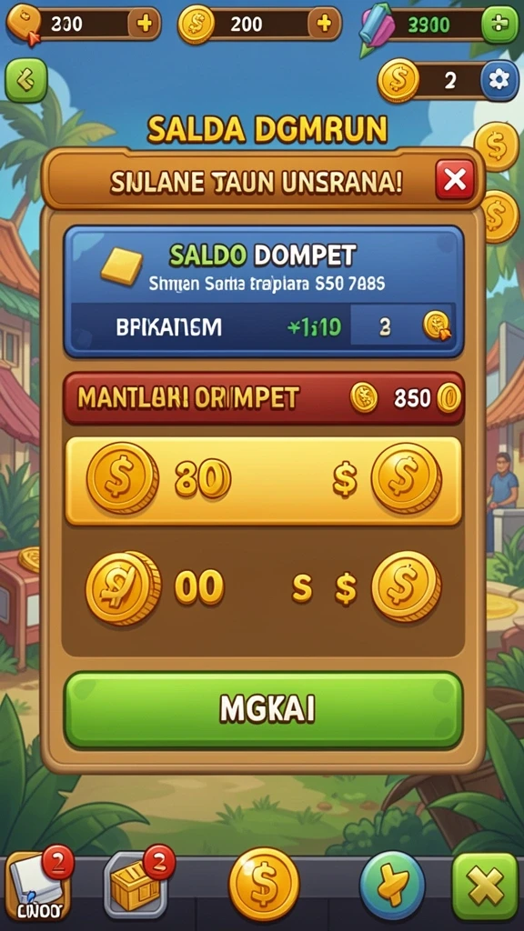 Screenshot menampilkan tampilan awal game AGEN878.