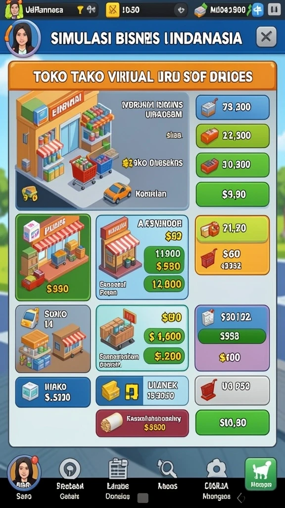 Pengguna dapat memilih berbagai karakter unik.