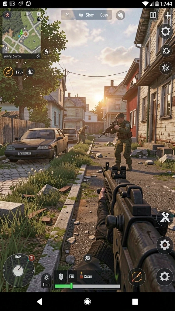 Tangkapan layar menampilkan antarmuka multiplayer yang interaktif.