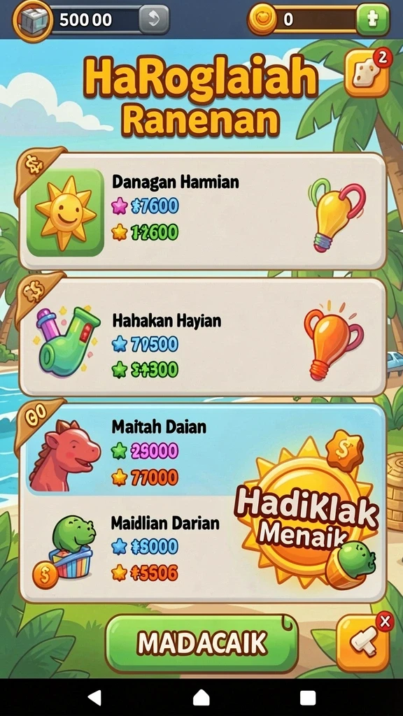 Beragam karakter siap untuk dimainkan.