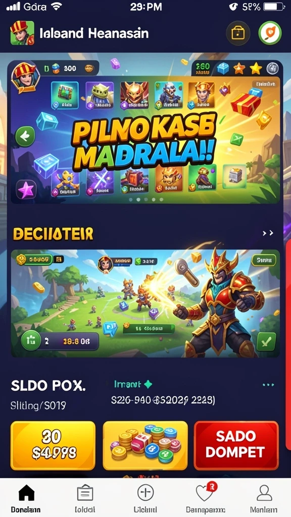 Tampilan antarmuka yang menyenangkan dan mudah dinavigasi.