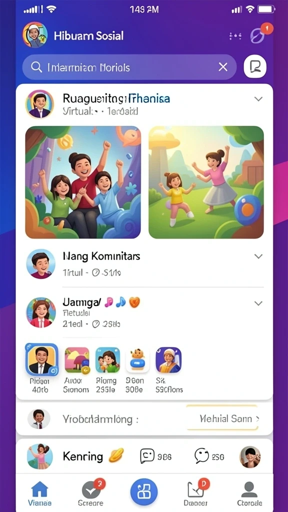 Karakter unik dengan kemampuan menarik.