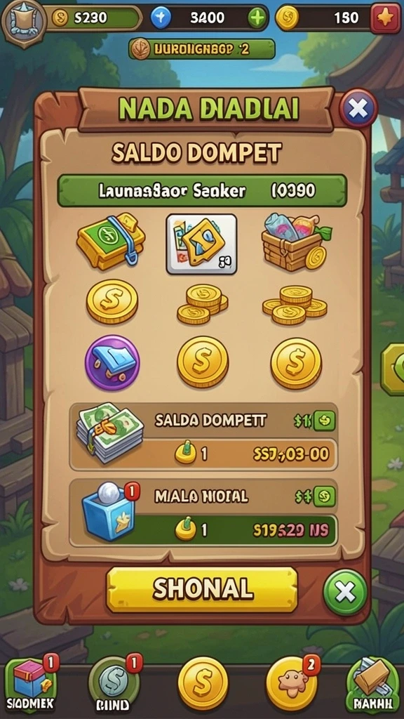 Screenshot memperlihatkan tantangan harian yang bisa diikuti pengguna.