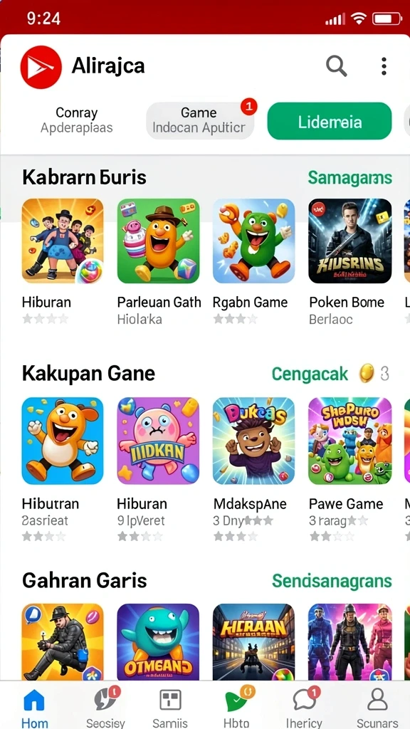 Tangkap layar menampilkan grafis yang menawan dan detail karakter.