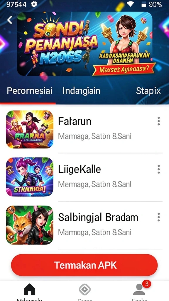Tampilan antarmuka aplikasi HAIKUOTK yang menarik.