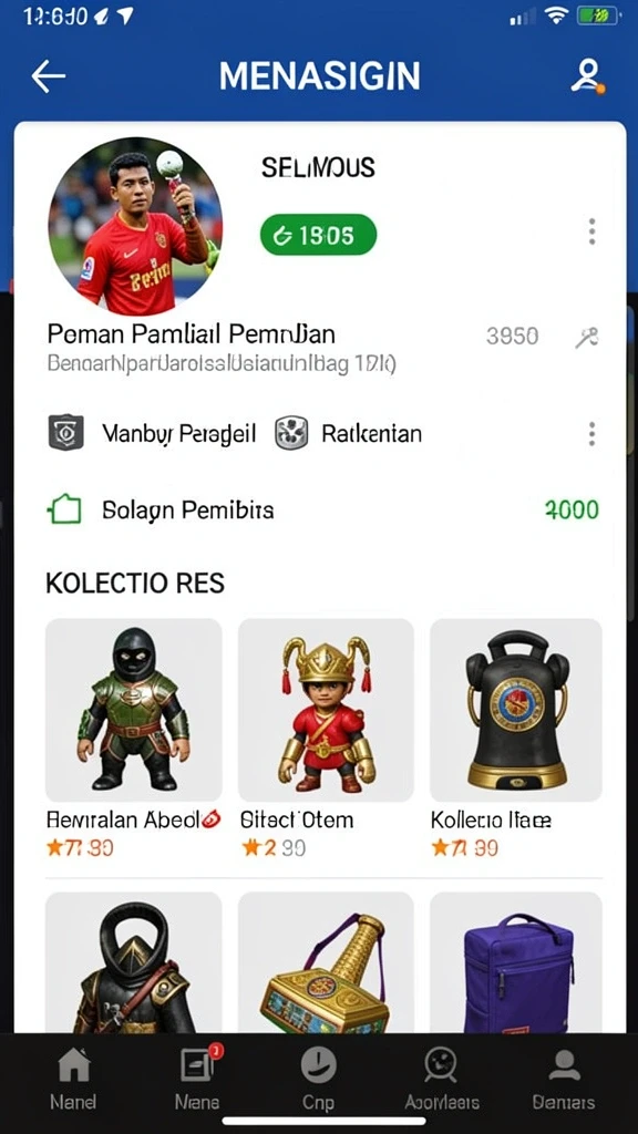 Tampilan antarmuka pengguna yang menarik dan mudah digunakan.