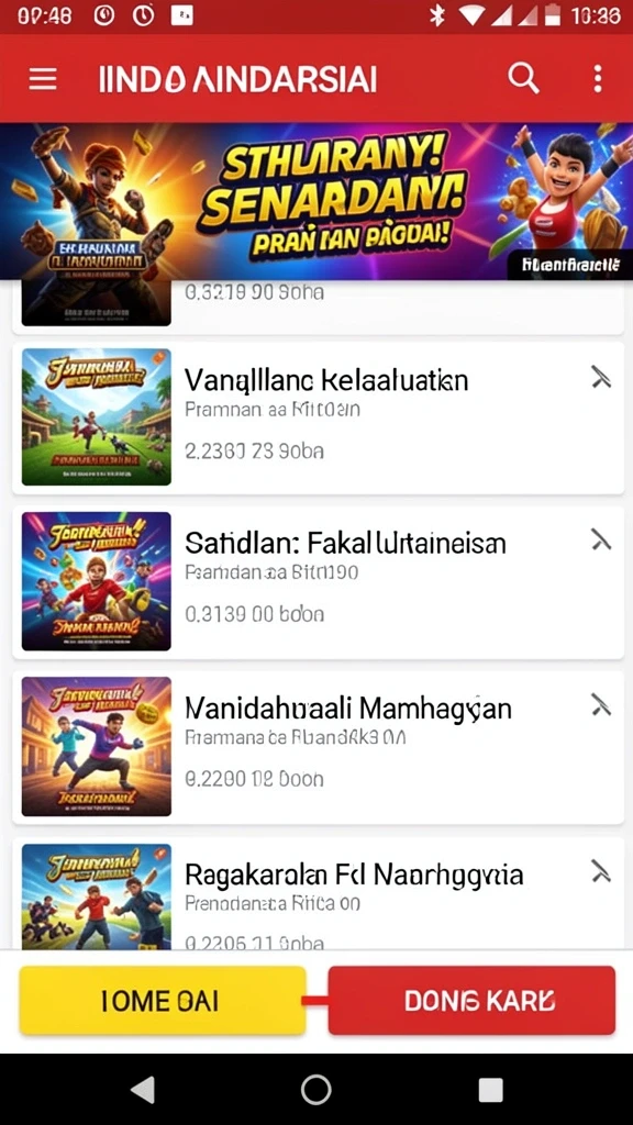 Karakter yang dapat diupgrade sesuai keinginan.