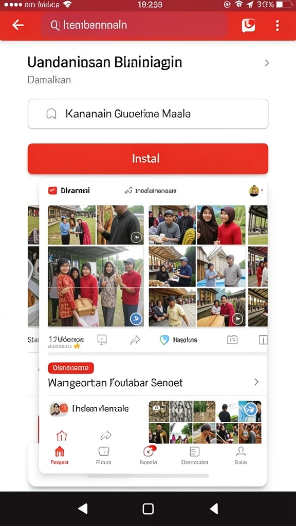 Pemandangan indah dari dunia INDAAA yang luas.
