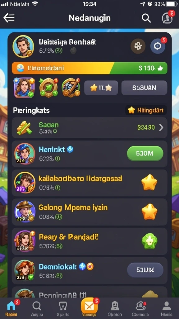 Tampilan antarmuka yang bersih dan menarik.