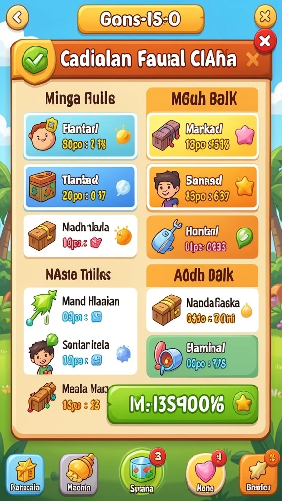 Grafis yang memukau dalam setiap permainan slot.