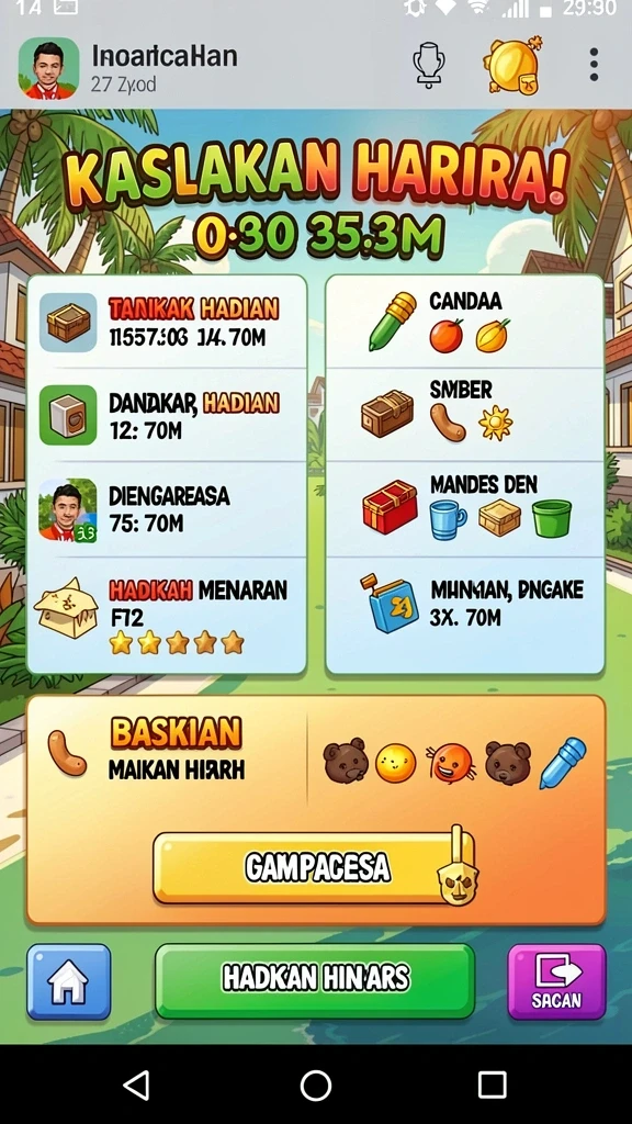 Tampilan grafis yang memukau dan detail.