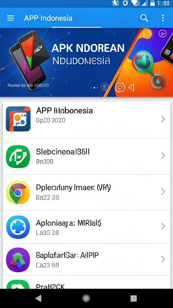 Tampilan menu yang sederhana dan mudah dinavigasi.