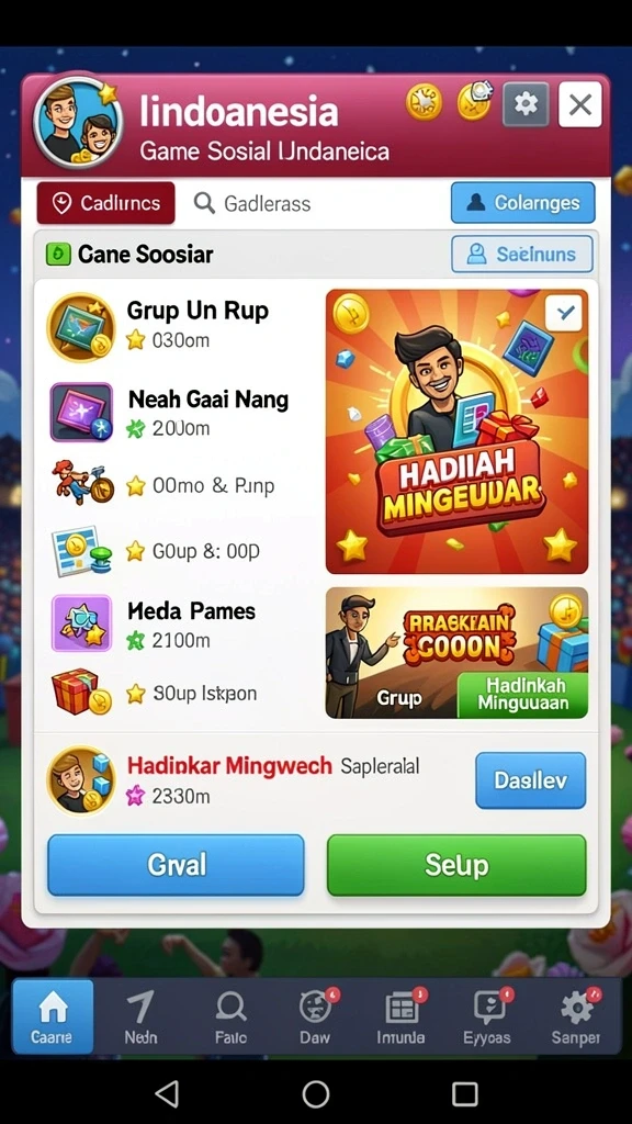 Tantangan level yang menambah keseruan bermain.