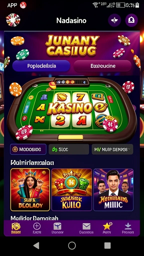 Gambaran dunia 4D yang menakjubkan dan berwarna-warni.