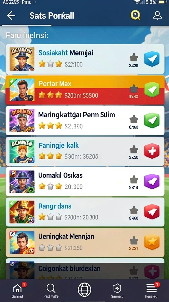 Mode multiplayer yang penuh tantangan dan seru.