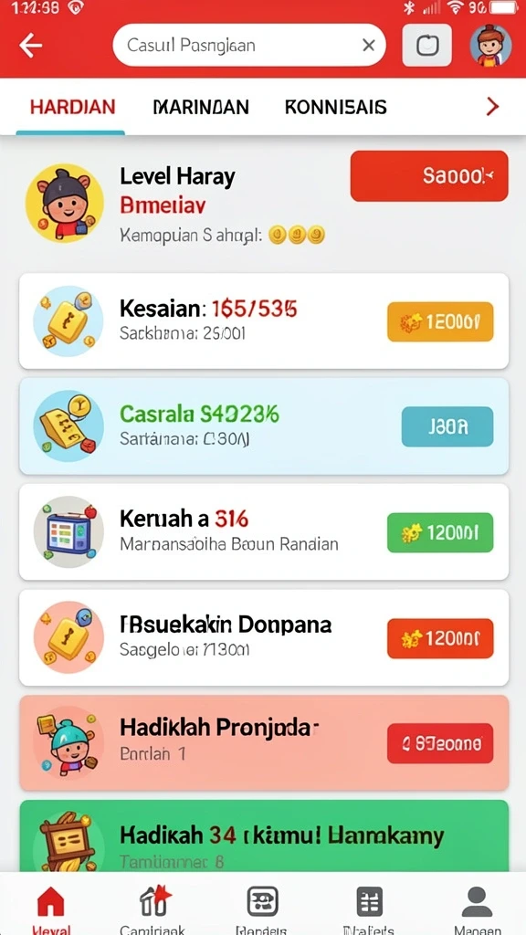 Tampilan antarmuka yang intuitif dan modern.