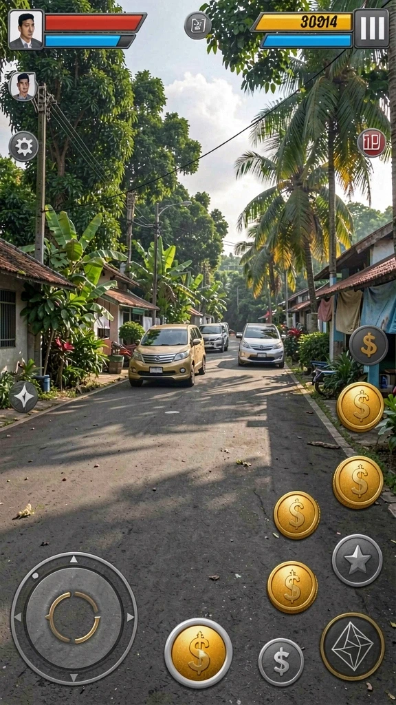 Fitur sosial yang memungkinkan bermain dengan teman.