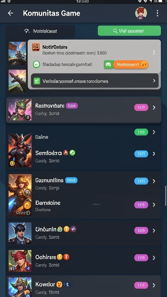 Screenshot menampilkan berbagai pilihan permainan slot yang menarik.