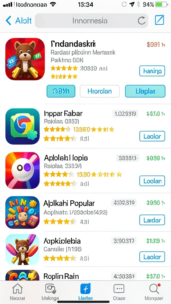 Fitur pembaruan konten yang menarik setiap waktu.