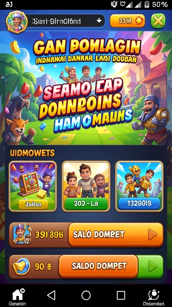 Fitur bonus setiap deposit dan aktivitas permainan.