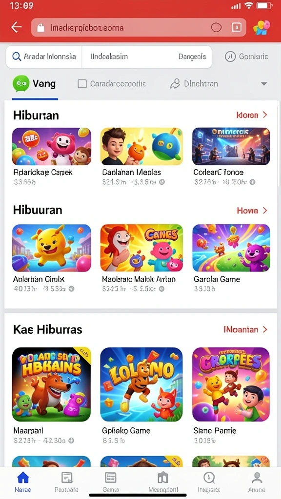 Tampilan antarmuka SINARTOGEL yang ramah pengguna.