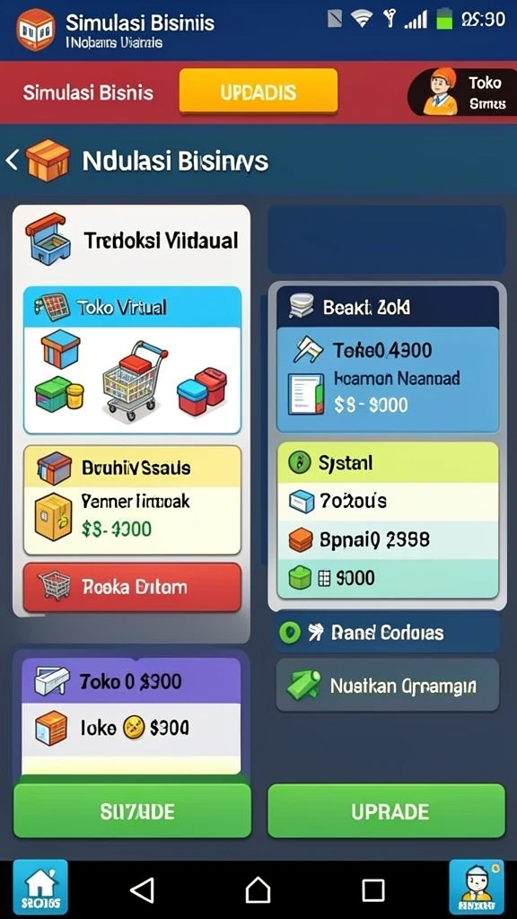 Tampilan antarmuka pengguna yang menarik dan intuitif.