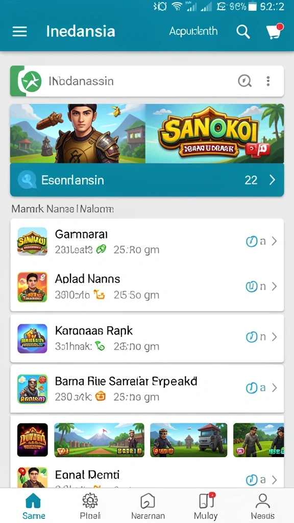 Screenshot menampilkan pemandangan alam yang menawankan.