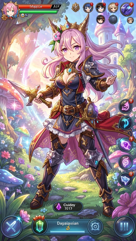 Karakter-karakter unik dengan kemampuan khusus.