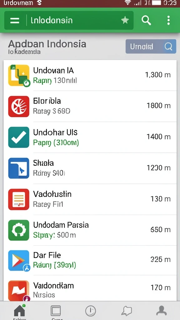 Halaman utama dengan menu navigasi yang jelas.
